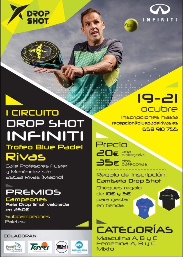El Circuito Drop Shot-Infiniti visita Blue Padel Rivas