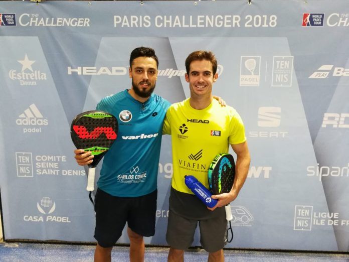 Pablo Lijó y Gonzalo Rubio en el Paris Challenger.
