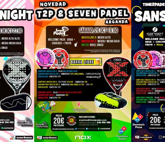 ‘Non Stop’ para los Torneos Time2Padel