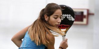 La joven jugadora Carmen Goneaga, de 14 años, ha batido todos los récords de precocidad en el BIlbao Open femenino.