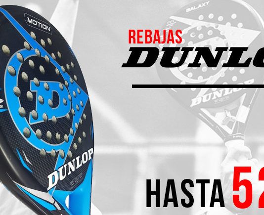 Time2Padel liquida la colección de palas Dunlop 2018 Liquidación Dunlop T2P.