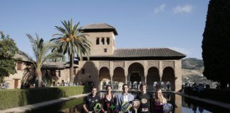 La presentación del Granada Open en la Alhambra.