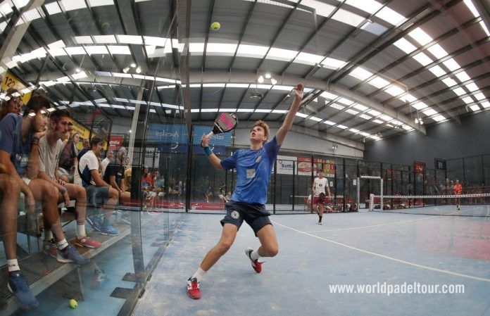 Miguel Yanguas en la preprevia del Granada Open.