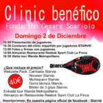 El cartel del clinic benéfico 'Experiencia Day'.