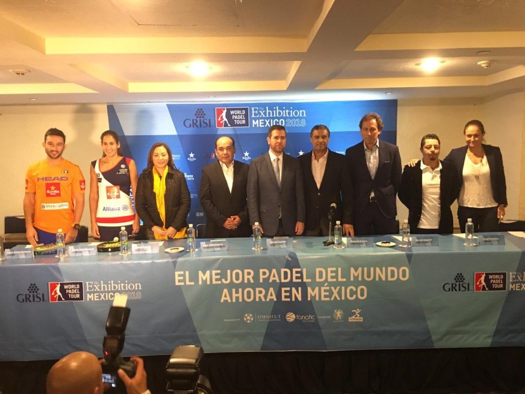 La presentación del Mexico Exhibition del World Padel Tour.