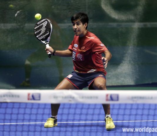 Fede Chingotto en el Murcia Open.