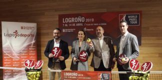La presentación de la prueba de Logroño del World Padel Tour 2019.