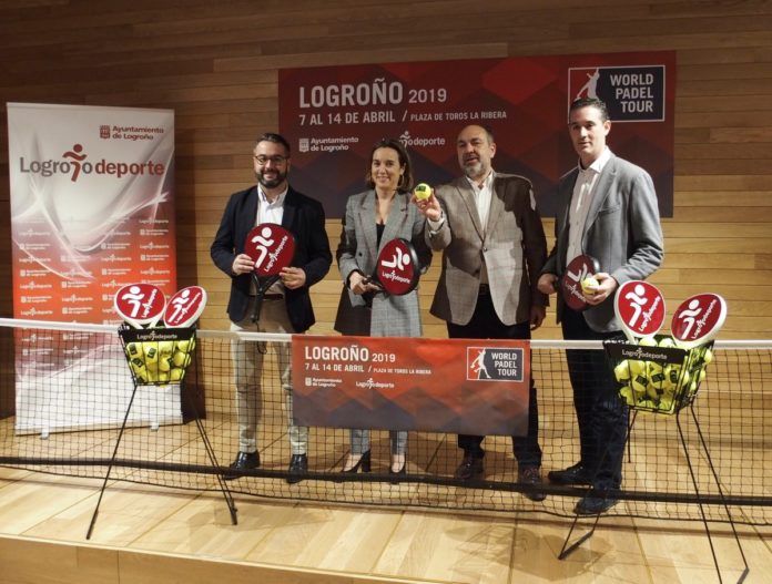 La presentación de la prueba de Logroño del World Padel Tour 2019.