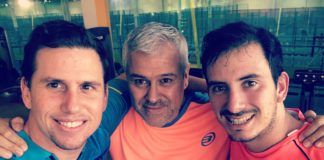 Paquito Navarro y Juan Cruz Belluati entrenando para el Master Final.