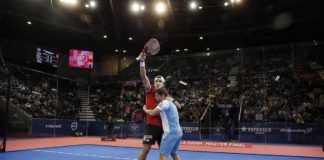 Ale Galán y Matías Díaz en el Master Final.