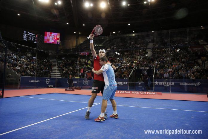 Ale Galán y Matías Díaz en el Master Final.