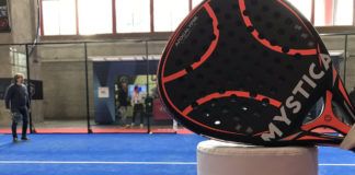 La presencia de Mystica en la pista World Padel Tour.
