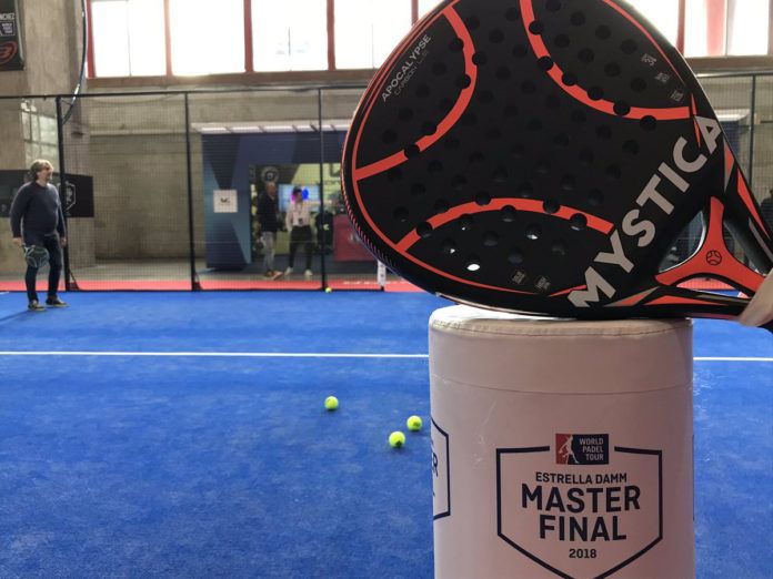La presencia de Mystica en la pista World Padel Tour.