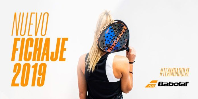 El nuevo fichaje de pádel femenino para 2019 de Babolat Padel.