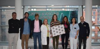 Marta Ortega en la campaña de recogida de juguetes.