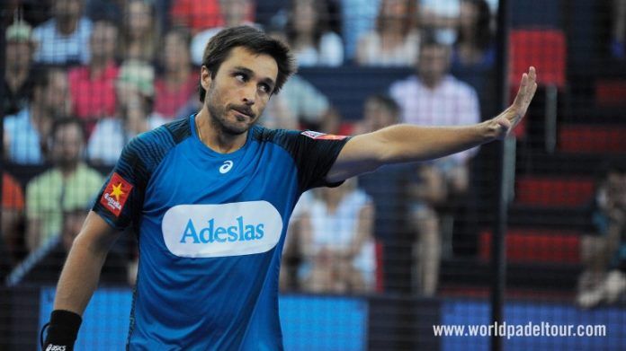 Belasteguín durante el World Padel Tour.