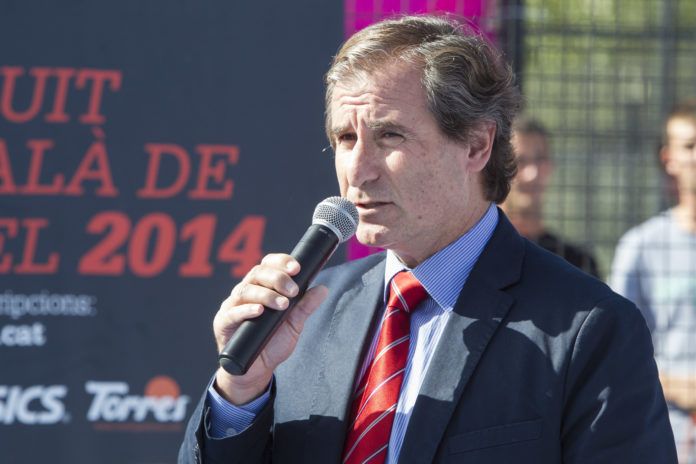 Pere Hernández, presidente de la Federación Catalana de Pádel.