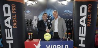 La firma de la renovación de Head con World Padel Tour.
