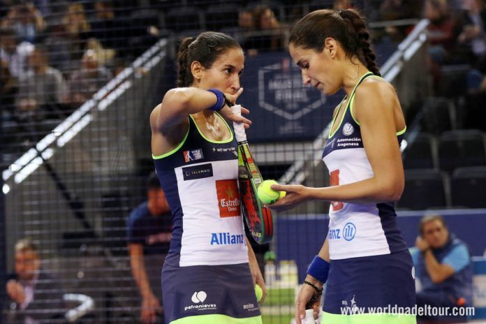 Mapi y Majo en el Master Final.