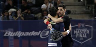 Sanyo y Maxi durante las semis del Master Final.