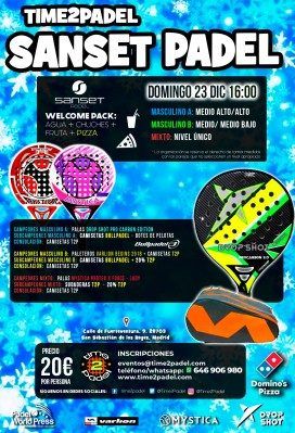 Els Torneos2Padel del 21 al 23 de desembre.