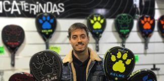 Josete Rico en su presentación con Kelme.