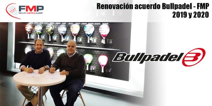 La firma entre la FMP y Bullpadel.