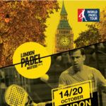 O cartaz do mestre de Londres do World Padel Tour.