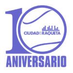 El logo conmemorativo de Ciudad de la Raqueta.