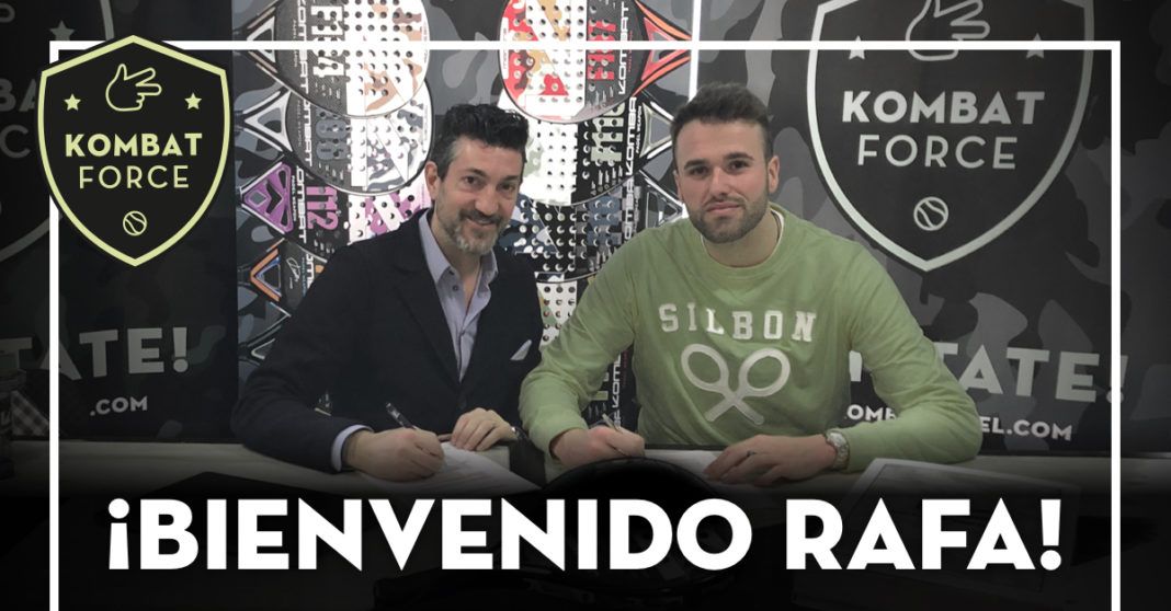 Rafa Méndez firma por Kombat Padel.