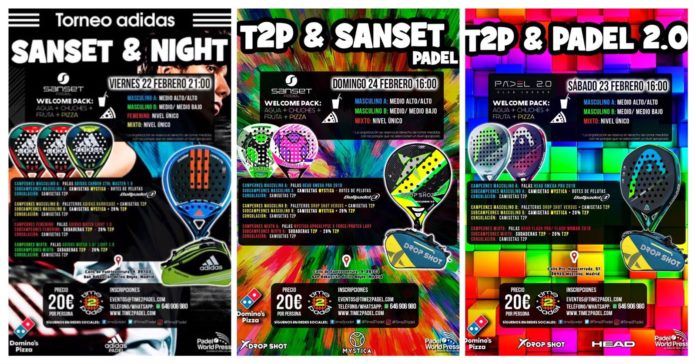 La oferta de Torneos Time2Padel.
