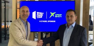 La firma del acuerdo con Drop Shot y World Padel Tour.