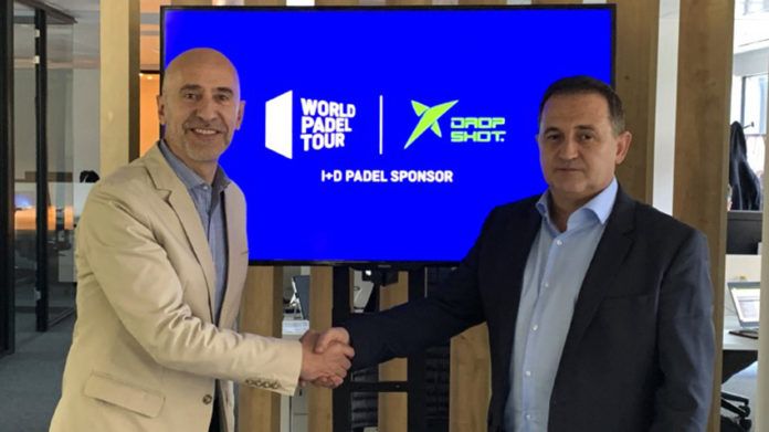La firma del acuerdo con Drop Shot y World Padel Tour.