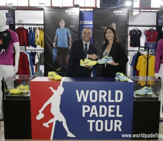 جوما ، حذاء رسمي جديد من جولة World Padel Tour.