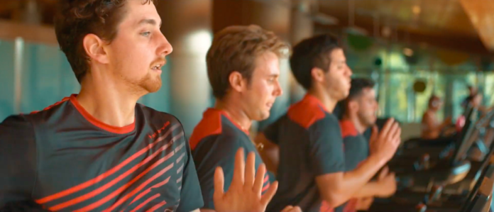 Los jugadores Star Vie realizando físico en el CAR Star Vie.