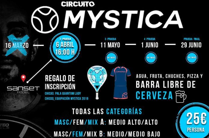 El cartel de la II Prueba del Circuito Mystica.