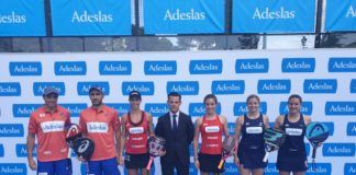 La presentación de Adeslas Padel.