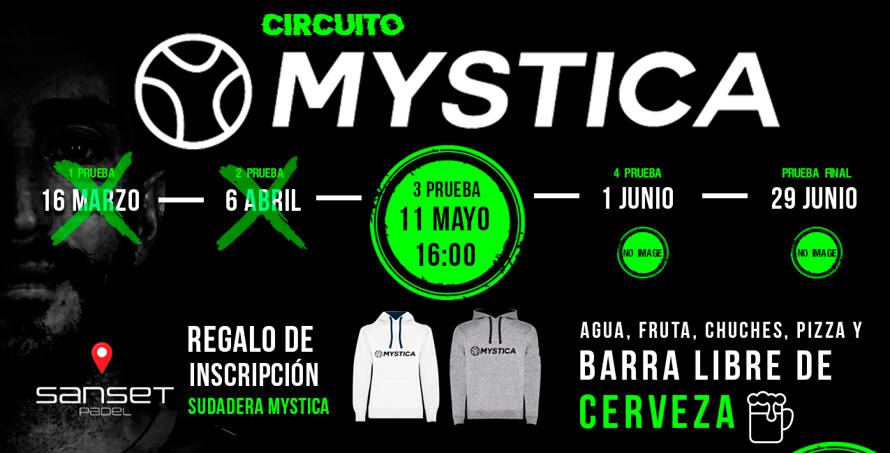 La tercera prueba del Circuito Mystica será el 11 de mayo