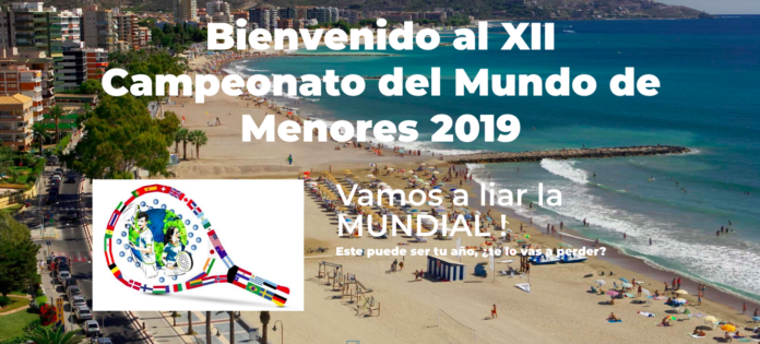 El cartel del Mundial de Menores de Castellón.