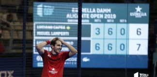 Bergamini en el Alicante Open. | Foto: World Padel Tour