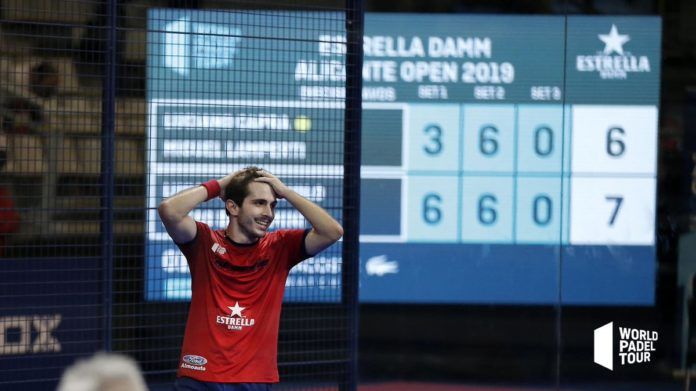 Bergamini en el Alicante Open. | Foto: World Padel Tour