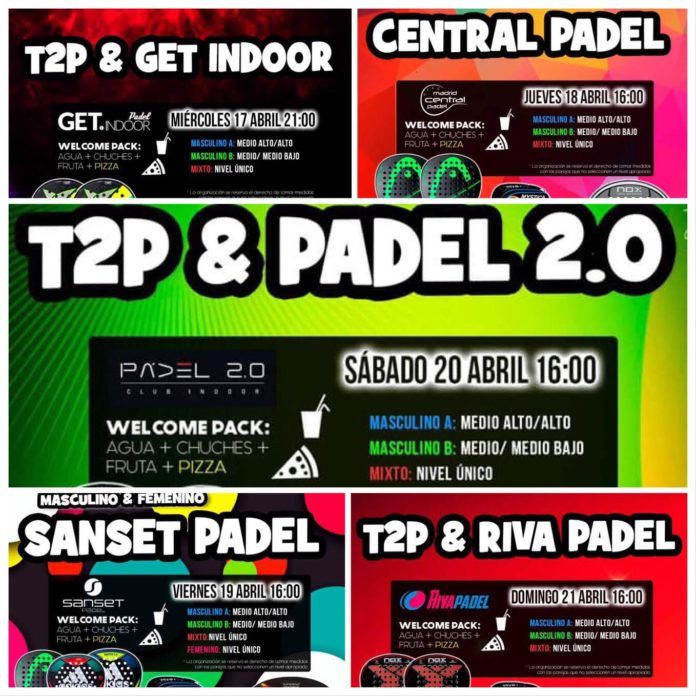 La propuesta de Torneos Time2Padel para la Semana Santa. | Time2Padel