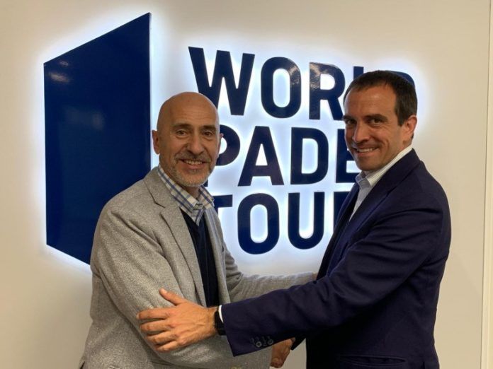 Mario Hernando y Luigi Carraro tras la reunión.