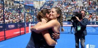 ALejandra Salazar y Ari Sánchez en el Jaén Open. | Foto: World Padel Tour
