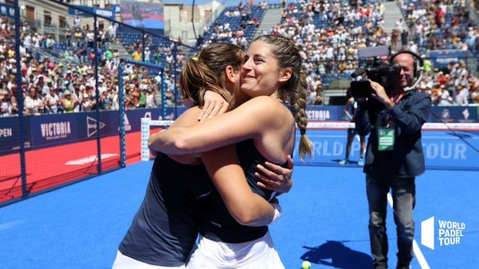 ALejandra Salazar y Ari Sánchez en el Jaén Open. | Foto: World Padel Tour