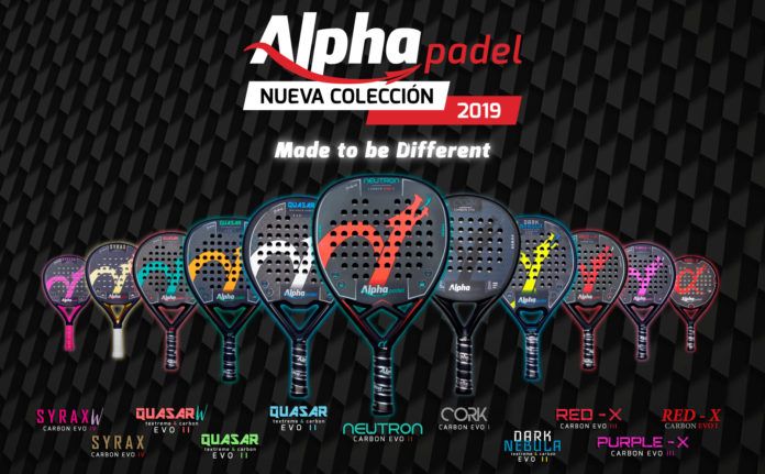 La colección de palas de pádel Alphapadel. | Alphapadel