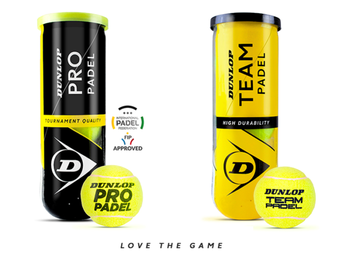 Dunlop Pro Padel y Dunlop Padel Team.