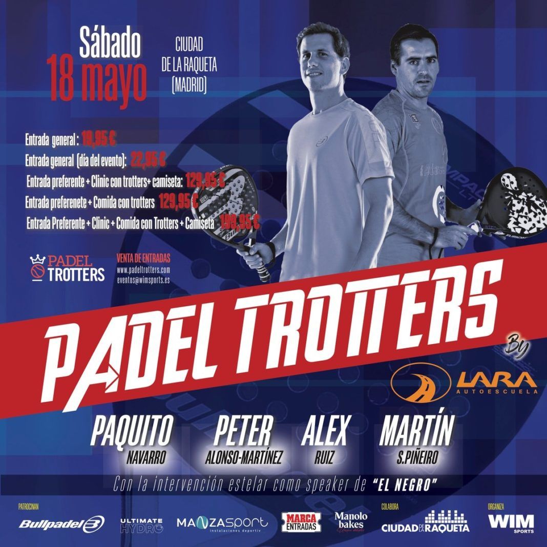 The next Padel Trotters event.
