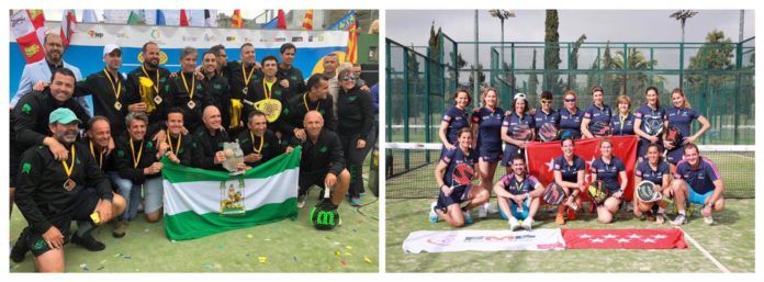 La selección andaluza y la madrileña en el campeonato de España de Veteranos. | FEP