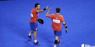 Lima y Bela en el Vigo Open. | Foto: World Padel Tour